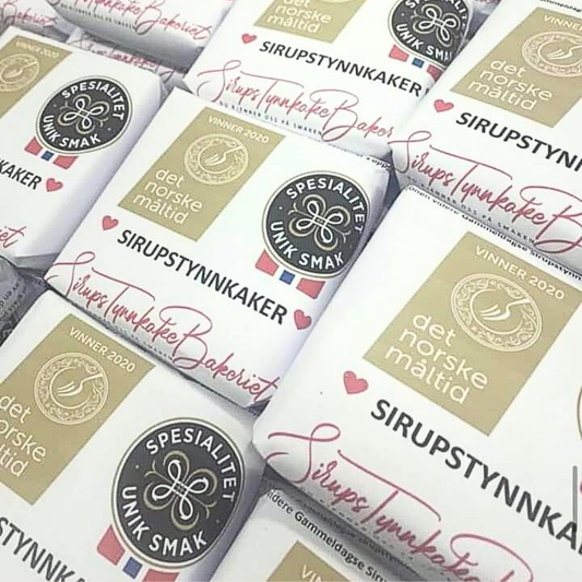 4 Pakker Sirupstynnkaker.